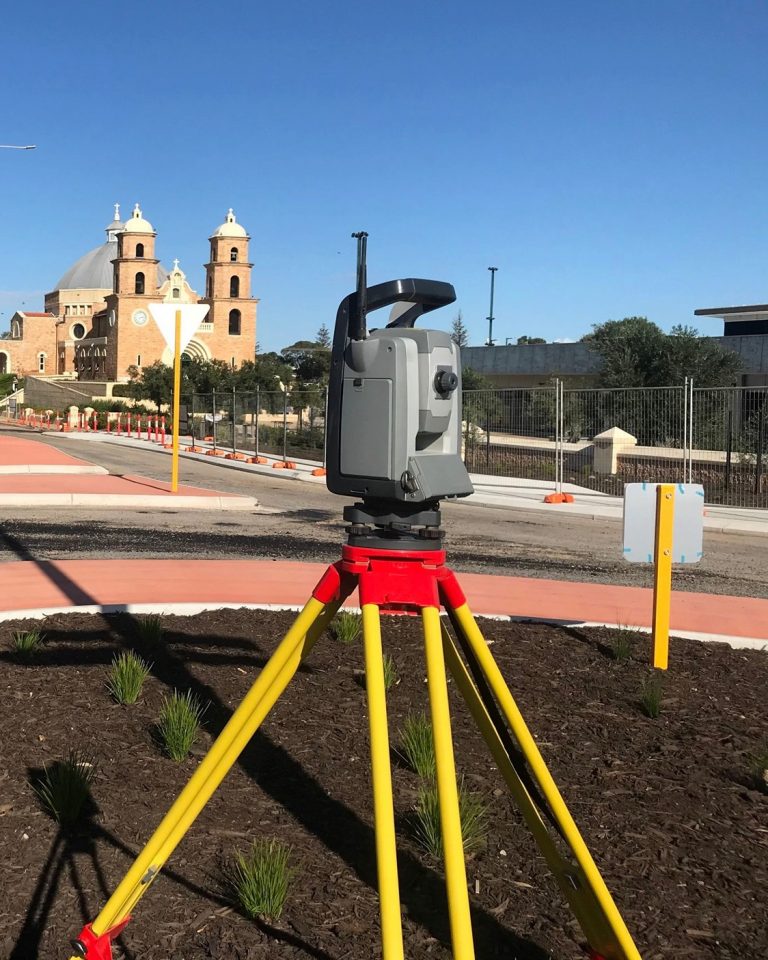 Land Surveying on Cathedral Avenue in Geraldton WA.
